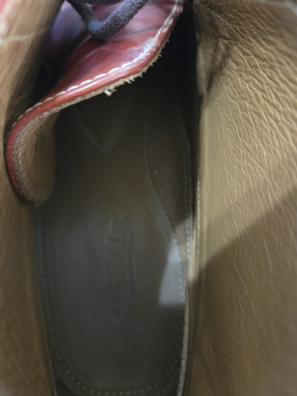 Vintage Orvis Mock-toe Leather Chukka Boots. Made In Brazil - Picture 4 of 13